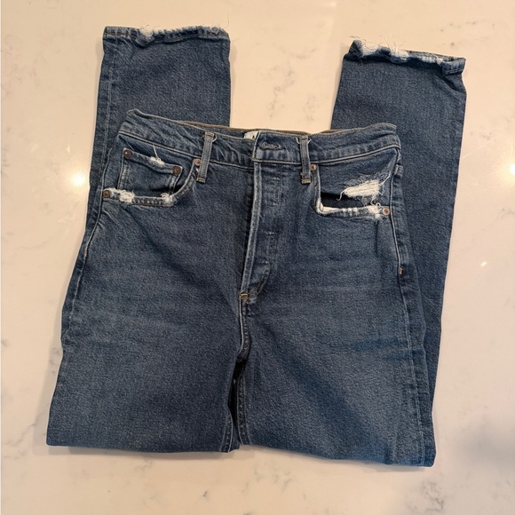 Agolde Riley High Rise Jeans - Picture 2 of 7